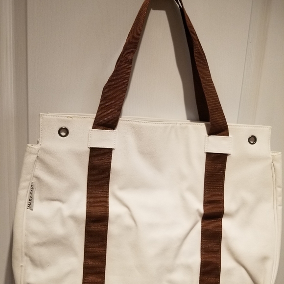 Handbags - White Canvas Tote